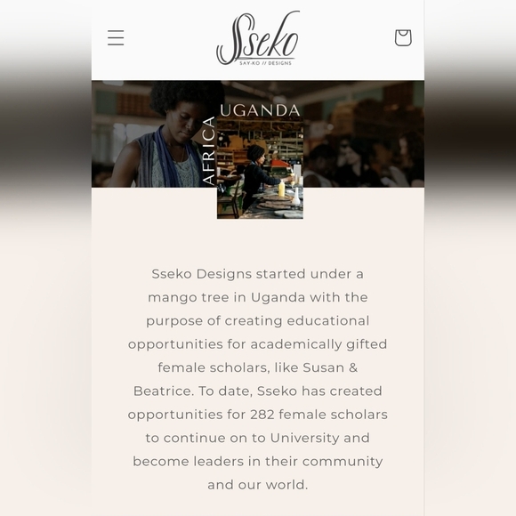 Sseko Slide Sandal Leather Caramel Brown Cross Strap Womens Size 7‎ - Picture 9 of 9